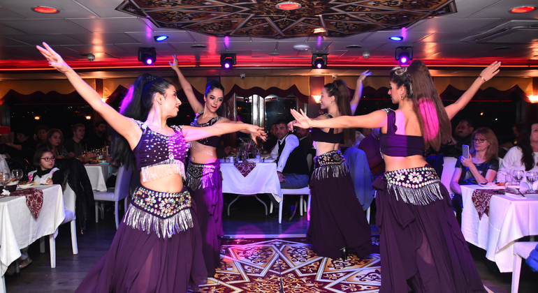 Istanbul Bosphorus Cruise with Dinner and Belly-Dancing Show With ALLCOHOL